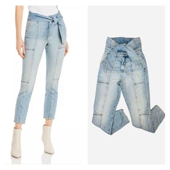 Jonathan SimKhai Light Blue High Rise Jeans - Picture 1 of 11
